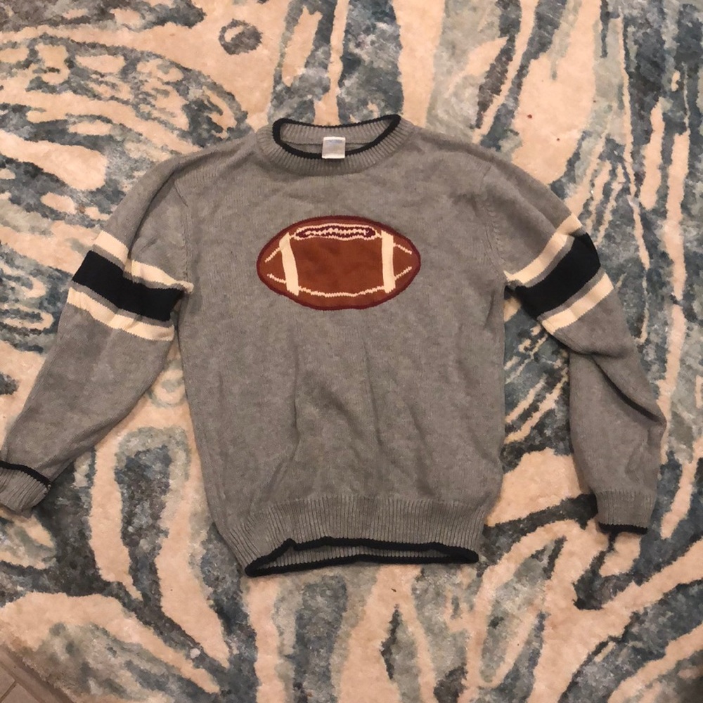 Gymboree gray cotton sweater boys size 7